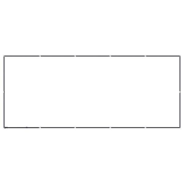 vidaXL Dog Kennel Black Powder-coated steel 99.5 sq ft area size Durable