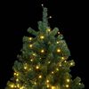 vidaXL Artificial Hinged Christmas Tree 300 LEDs 94.5"