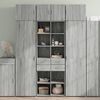 vidaXL Storage Cabinet Grey Sonoma Engineered Wood Tall Storage Cabinet