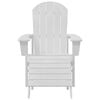 vidaXL Garden Lounge Furniture 2 pcs White 74 x 82 x 90cm Plastic