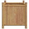 vidaXL Planter Natural Bamboo Bamboo 15.7 in x 15.7 in x 15.7 in
