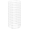 vidaXL Circular Gabion Pole Galvanized Steel Ø19.7"x39.4"