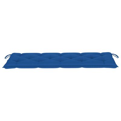 vidaXL Garden Bench Cushion Blue 59.1"x19.7"x2.8" Fabric
