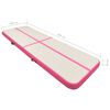 vidaXL Inflatable Gymnastics Mat with Pump 118.1x39.4x7.9" PVC Pink