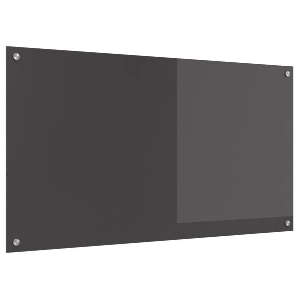 vidaXL Kitchen Backsplash Dark grey 43.31 x 23.62 x 0.24 in