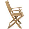 vidaXL Garden Chair Set of 4 Light wooden Solid Acacia wood