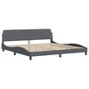 vidaXL Bed Frame Dark Grey