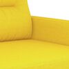 vidaXL Sofa Chair Light yellow Fabric (100% polyester), metal, foam Single