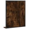 vidaXL Bathroom Mirror Smoked Oak Engineered Wood Medium Wall Mounting