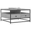 vidaXL Coffee Table Grey Sonoma Engineered wood, Metal Coffee Table