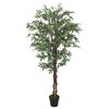 vidaXL Artificial Maple Tree Green 78.7 in tall Decorative Faux Plant