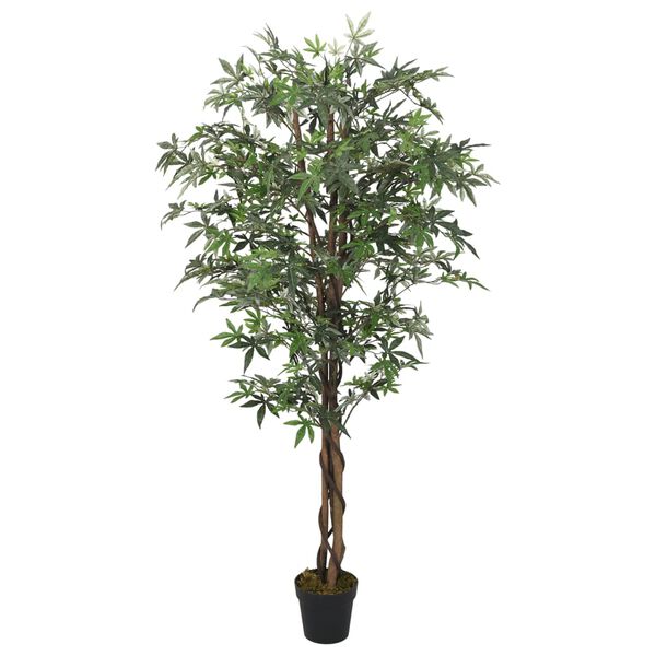 vidaXL Artificial Maple Tree Green 78.7 in tall Decorative Faux Plant