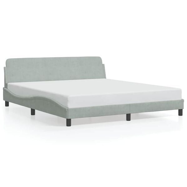 vidaXL Bed Frame Light Grey