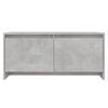 vidaXL Coffee Table Concrete grey Engineered wood 35.4 x 19.7 x 16.3 in