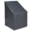 Nature Garden Furniture Cover Dark Grey Polyethylene 43.3 x 26.8 x 26.8 in