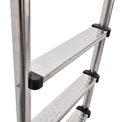 vidaXL Pool Ladder 3 Steps Stainless Steel 304 47.2"
