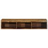 vidaXL Wall-Mounted TV Cabinet Multicolor Solid Reclaimed Wood Compact