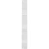 vidaXL Book Cabinet Room Divider White Engineered Wood Large Sleek
