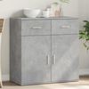 vidaXL Sideboard Concrete Gray 31.1"x15"x31.5" Engineered Wood
