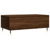 vidaXL Coffee Table Brown Oak Engineered wood, Metal Medium Coffee Table