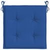 vidaXL Patio Chair Cushions 2 pcs Royal Blue 19.7x19.7x1.6" Oxford Fabric