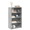 vidaXL Highboard Concrete grey Engineered wood Medium Highboard