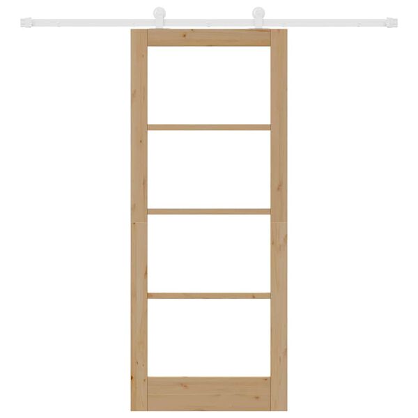 vidaXL Sliding Door ORKDAL Natural 32.68 x 79.53 in