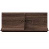 vidaXL Wall Cabinet Brown Oak Engineered Wood Medium Wall Cabinet