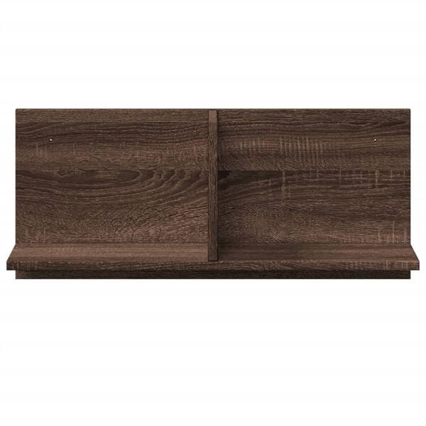 vidaXL Wall Cabinet Brown Oak Engineered Wood Medium Wall Cabinet