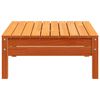 vidaXL Garden Footstool Wax brown Solid pine wood Standard Modular