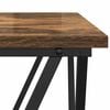 vidaXL Coffee Table 3 pcs Smoked oak 19.7" x 19.7" x 15.7