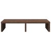 vidaXL Monitor Stand Brown Oak 19.7x10.6x3.9" Engineered Wood