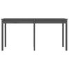 vidaXL Garden Table Grey Solid pine wood Medium Durable Garden Table