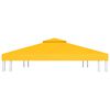 vidaXL 2-Tier Gazebo Top Cover 1 oz/ft² 13.1'x9.8' Yellow