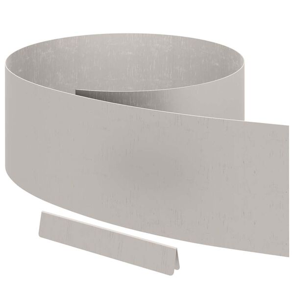 vidaXL Lawn Edging Rusty 450 x 0.05 x 15 cm Weathering Steel