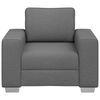 vidaXL Sofa Dark Grey 39.37 x 30.31 x 32.28 in Fabric