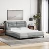 vidaXL Bed Frame Light grey