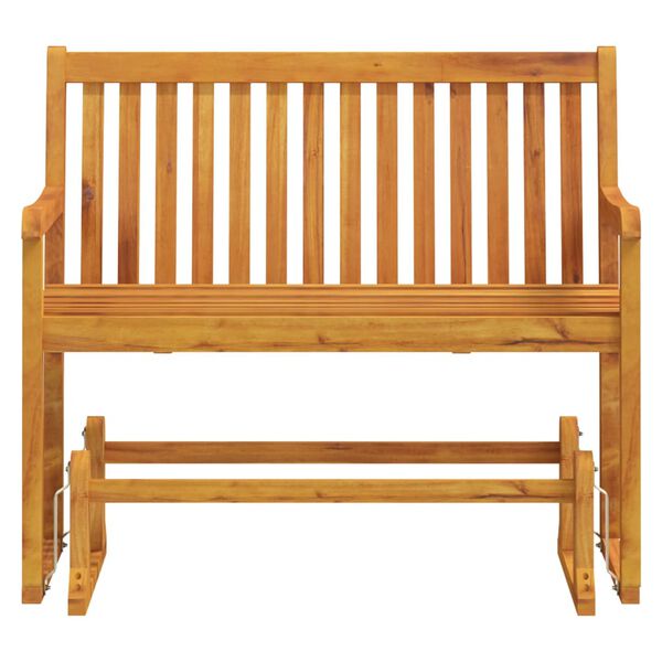 vidaXL Swing Bench Brown Solid acacia wood 43.3 in Swing Bench