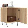vidaXL Bedside Cabinet Sonoma oak Engineered wood Medium Bedside Cabinet