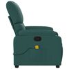 vidaXL Massage Recliner Chair Dark Green