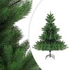 vidaXL Nordmann Fir Artificial Pre-lit Christmas Tree Green 82.7"