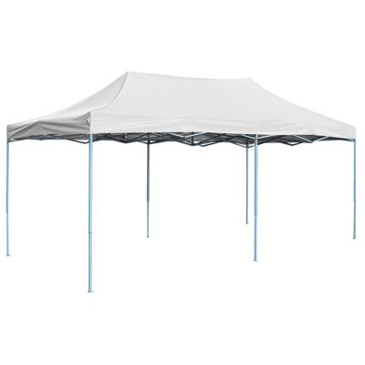 vidaXL Professional Folding Party Tent 118.1"x236.2" Steel White