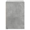 vidaXL Bedside Cabinet Concrete grey Engineered wood Standard Modern