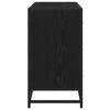 vidaXL Bathroom Cabinet with Shelf Black Oak 31.50 x 12.99 x 23.62 in