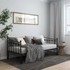 vidaXL Sofa Bed Frame Black Powder-coated metal 35.4x78.7 in