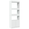 vidaXL Highboard White Engineered wood 24.8x13.0x70.9 in Highboard