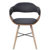 vidaXL Dining Chair Set of 6 Dark Grey