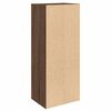 vidaXL Bookcase Brown Oak Engineered Wood Standard Bookcase
