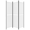 vidaXL 3-Panel Room Divider White 59.1"x70.9" Fabric
