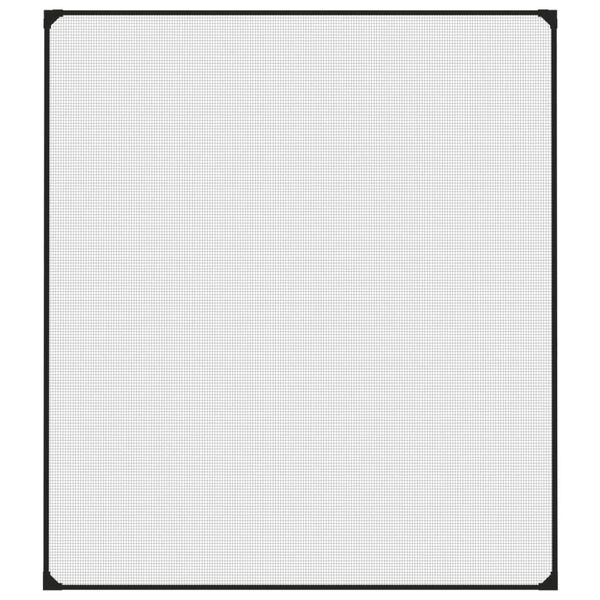 vidaXL Insect Screen Anthracite, Black Fiberglass, Polyethylene Standard